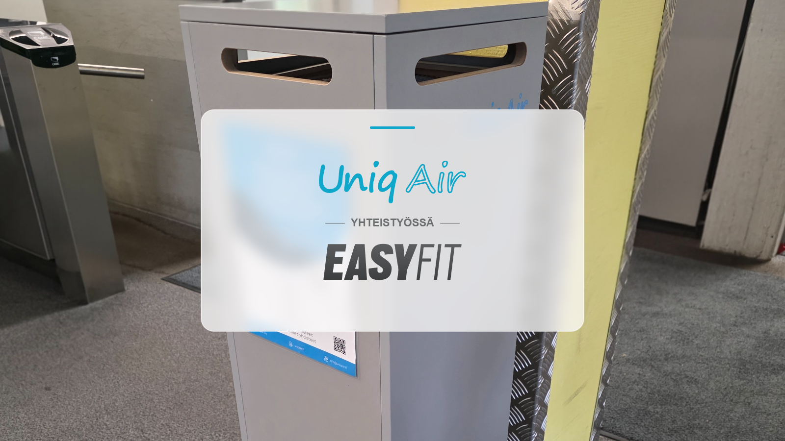 EasyFit Lauttasaaressa kuntoilet erityisen puhtaassa sisäilmassa